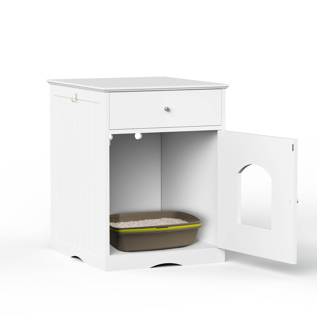 Litter Box Cabinet with Drawer – photo 4