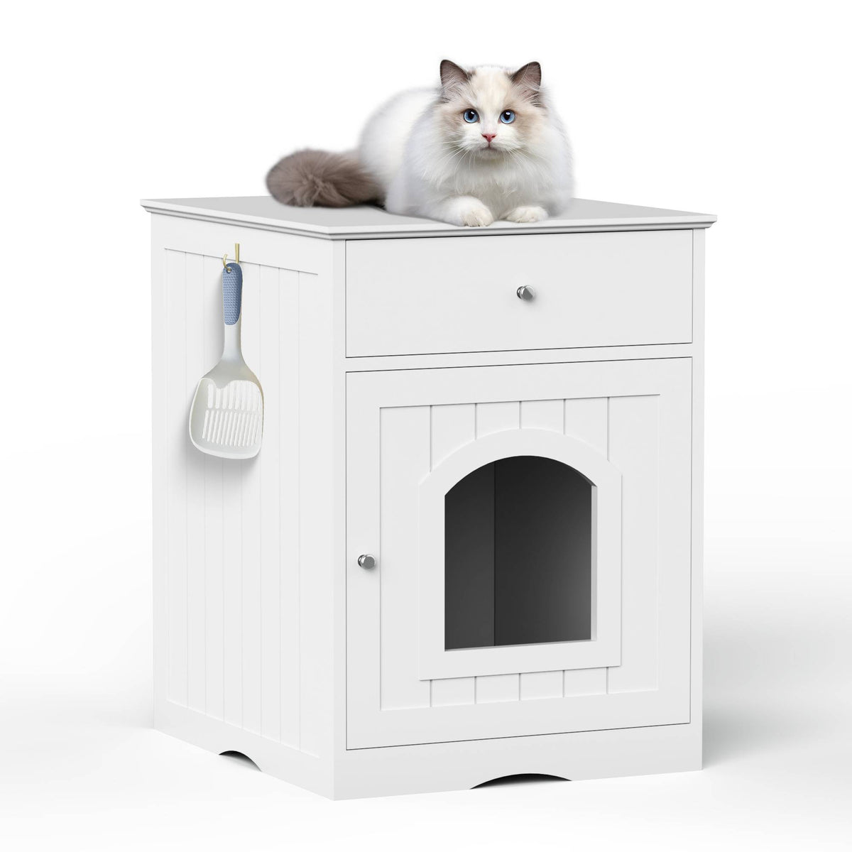 Litter Box Cabinet with Drawer – photo 6