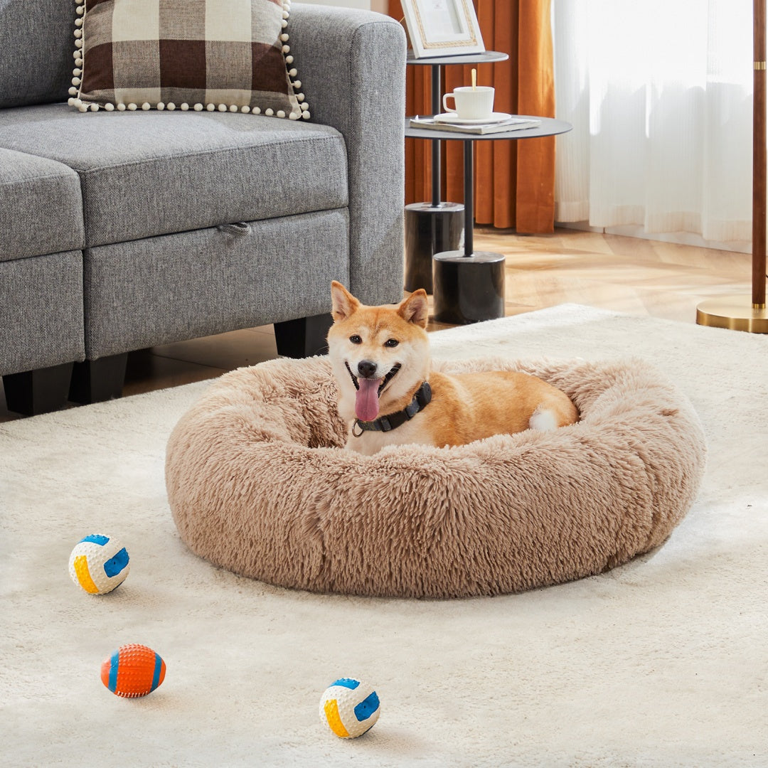 Plush Donut Dog Bed, XL – photo 4