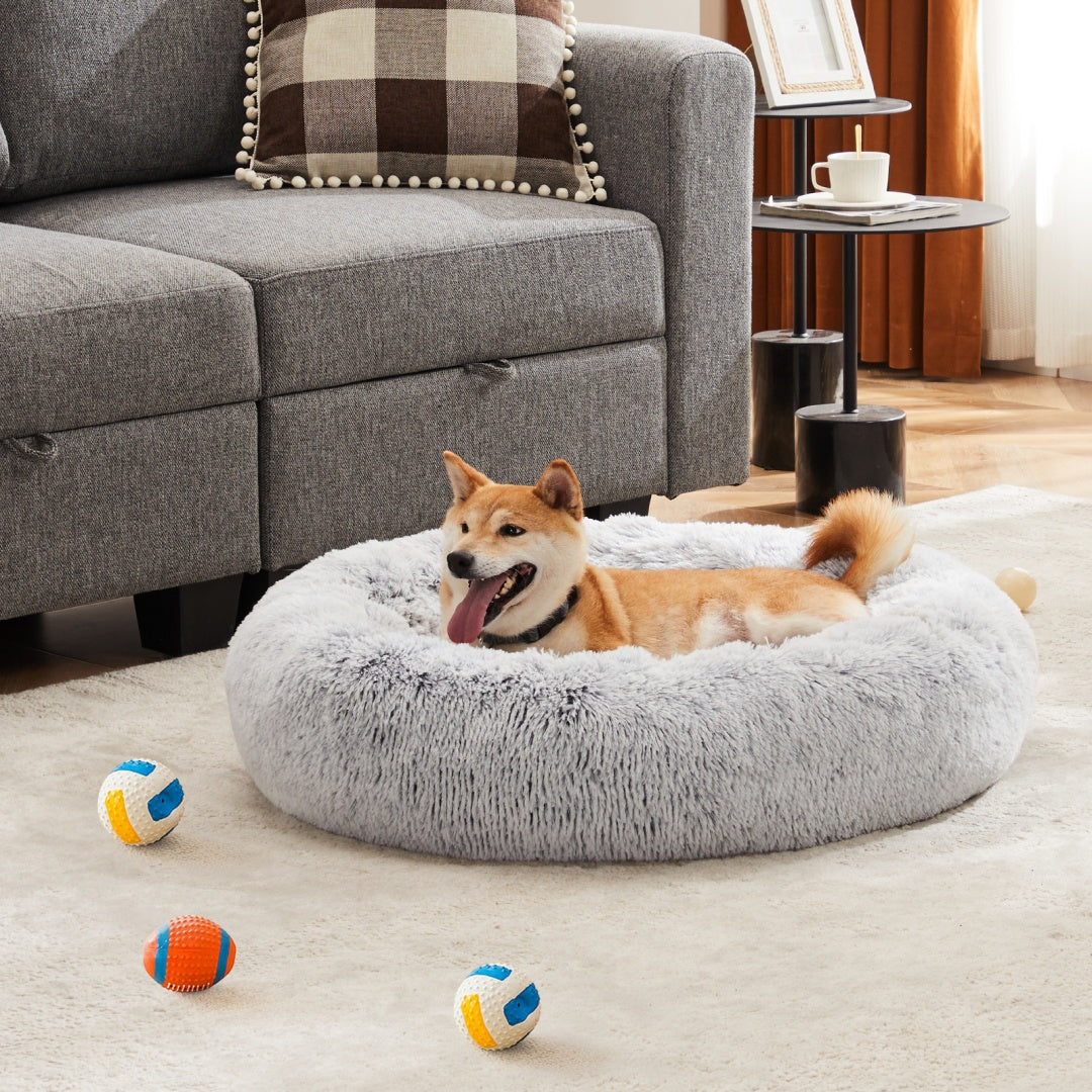 Plush Donut Dog Bed, XL – photo 3