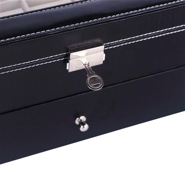 20-Slot Watch Box with Drawer – photo 11
