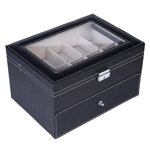20-Slot Watch Box with Drawer – photo 4